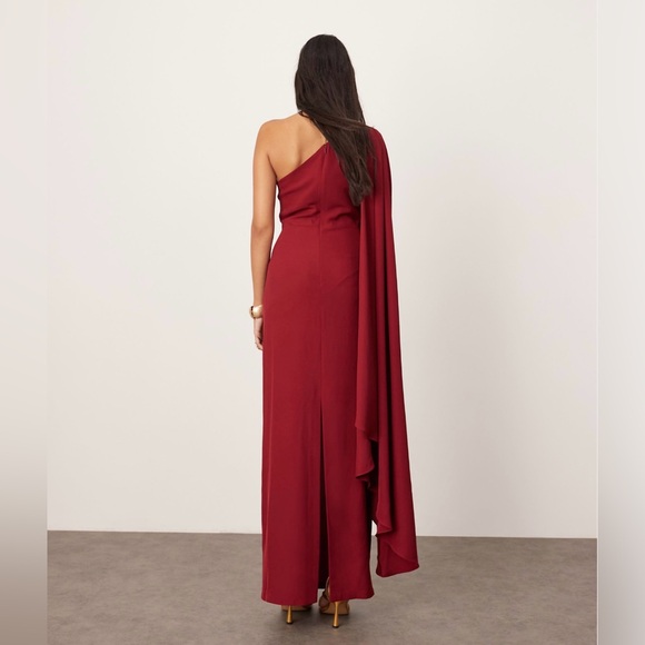 ASOS EDITION draped one shoulder maxi dress - Picture 4 of 5